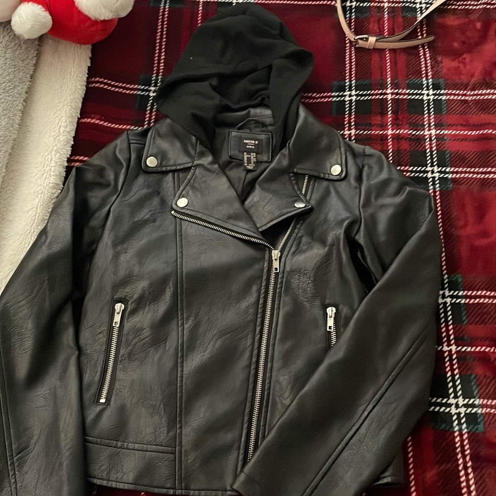 Girls leather jacket